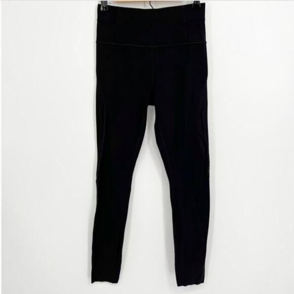 Athleta Womens Aura Heel Tight Leggings Super Soft Layer Athletic Small Black - Picture 2 of 6